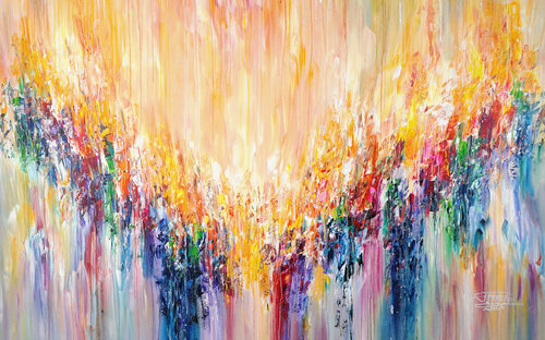 Soft Abstract Symphony XXXL 1 by Peter Nottrott, Painting for Sale on Select