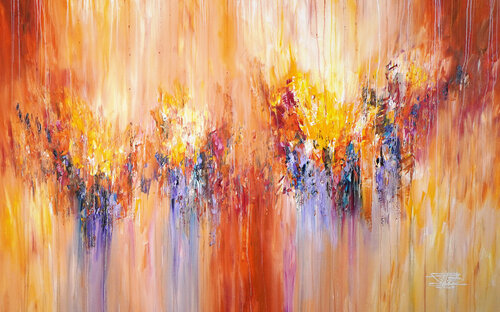 Warm Your Soul XXXL 1 by Peter Nottrott, Painting for Sale on Select