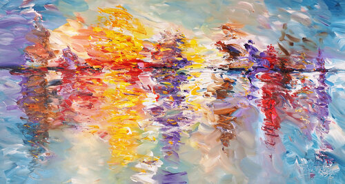 Seaside Rendezvous L 22 by Peter Nottrott, Painting for Sale on Select