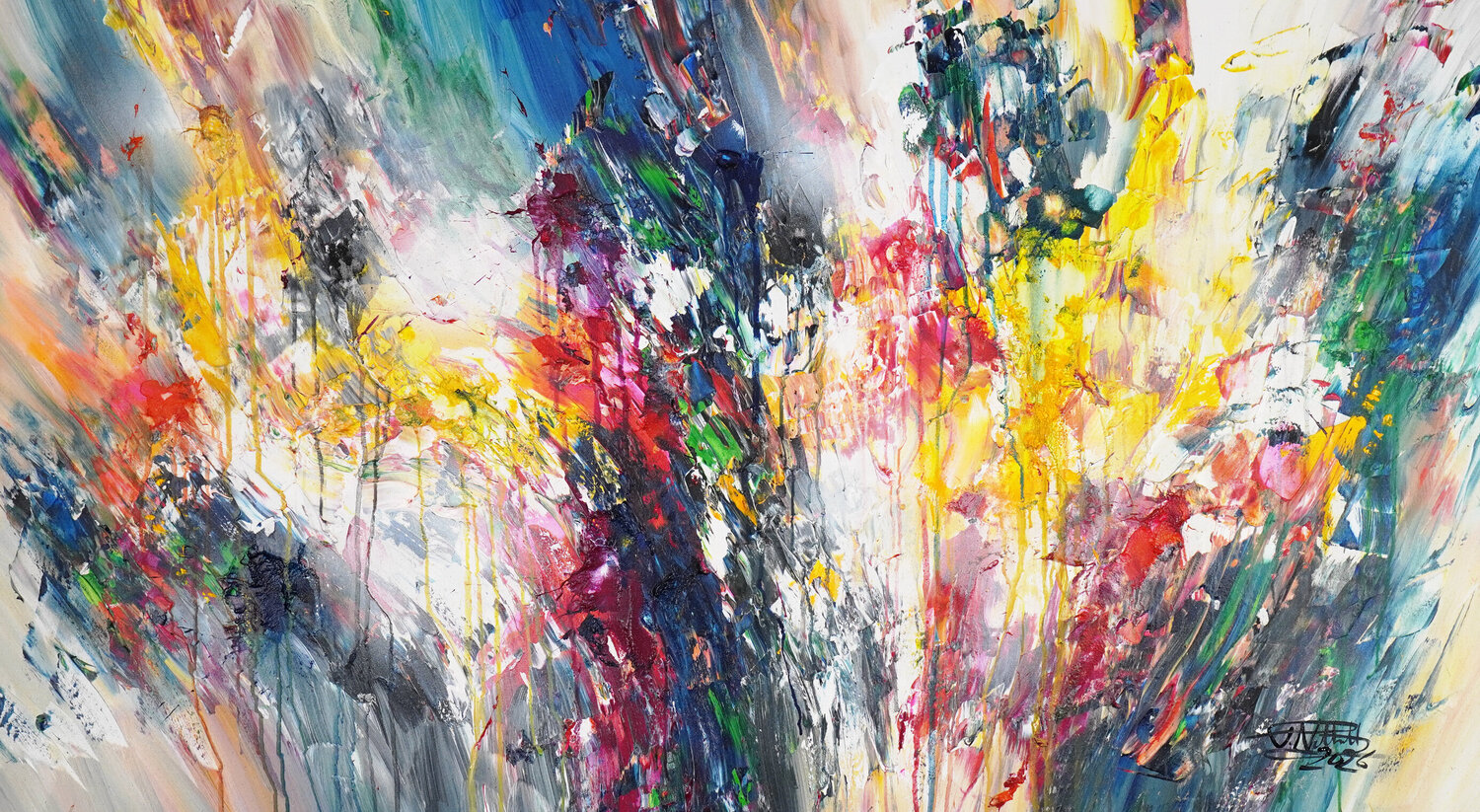 New Inspirations L 1 Peter Nottrott Original painting for sale