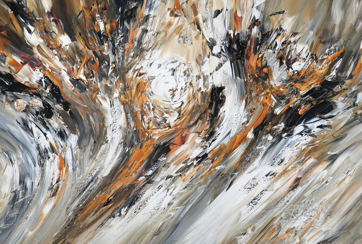 Nature Adventure XL 26 Peter Nottrott Original painting for sale