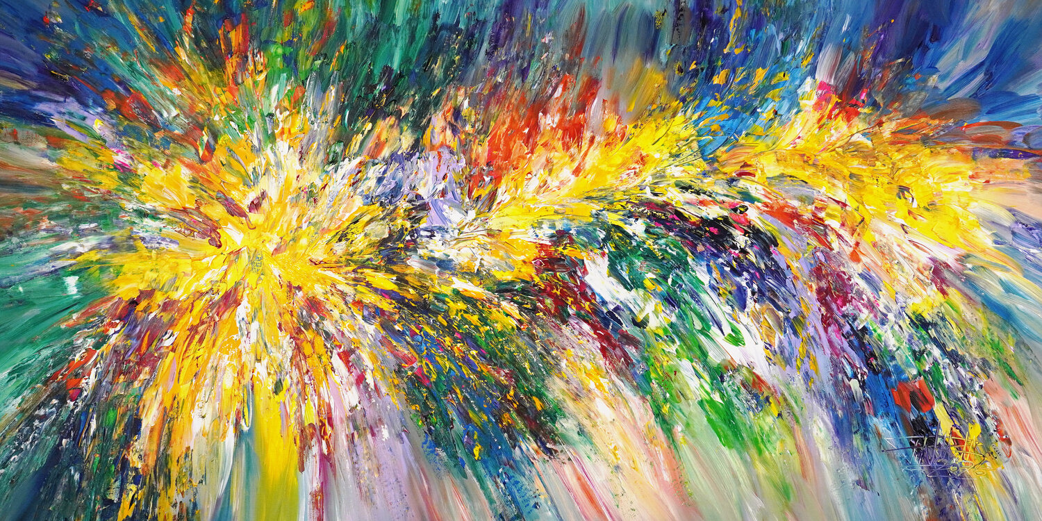 Celebrate The Life XXL 1 Peter Nottrott Original painting for sale