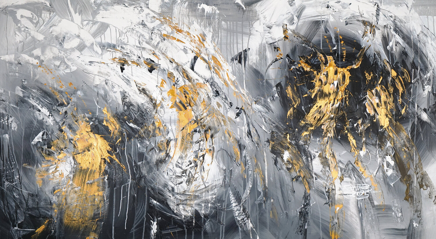 Symphony In Gold L 1 Peter Nottrott Original painting for sale