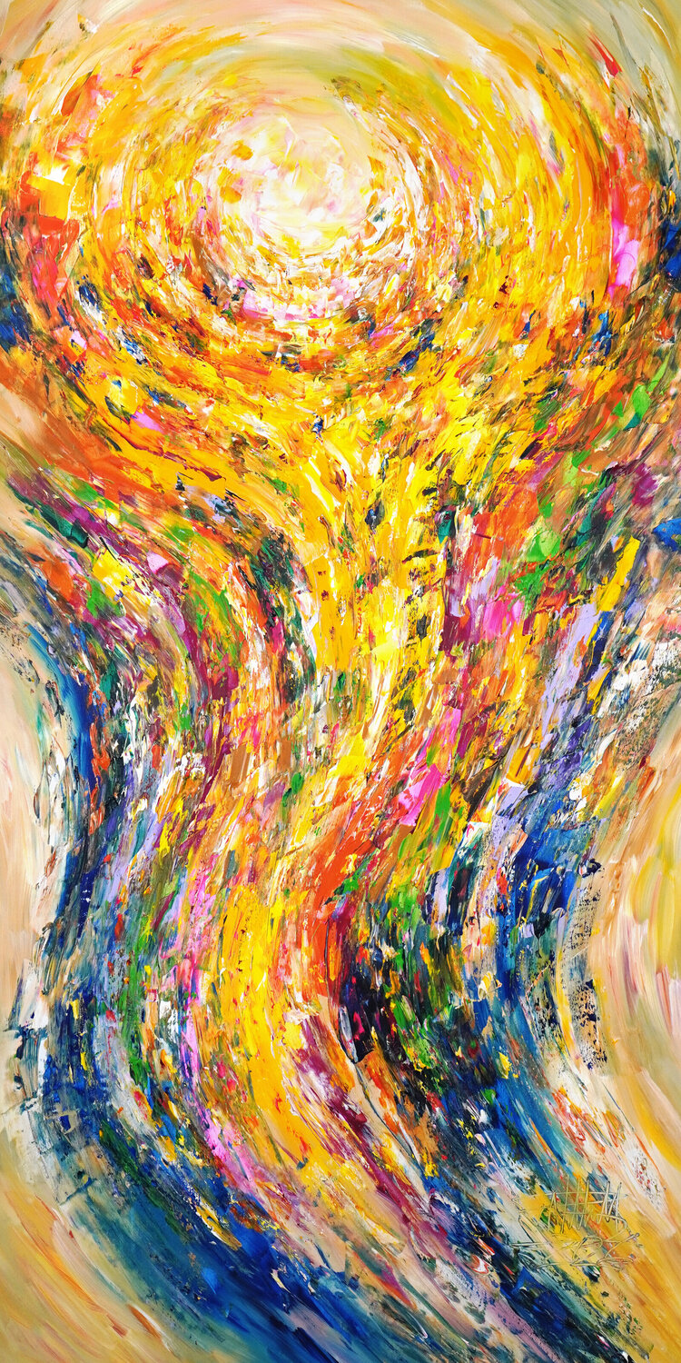 Desire Of Freedom XXL 6 Peter Nottrott Original painting for sale