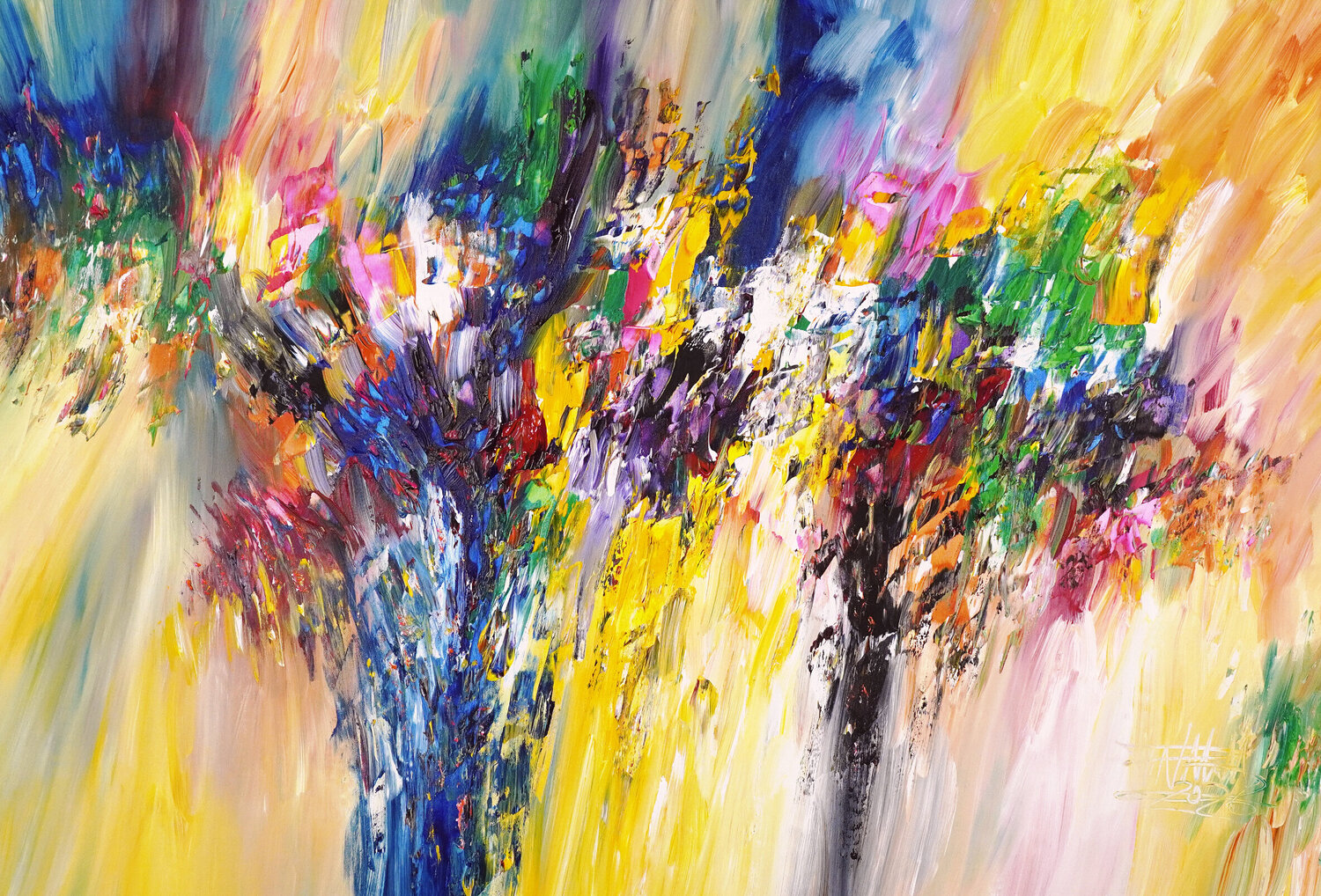Incredible XL 3 Peter Nottrott Original painting for sale