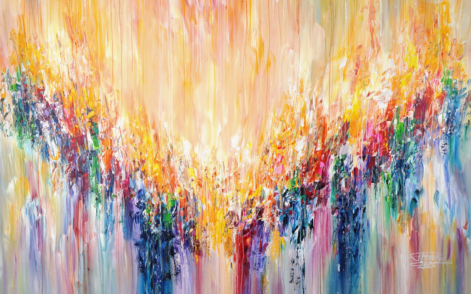 Soft Abstract Symphony XXXL 1 Peter Nottrott Original painting for sale