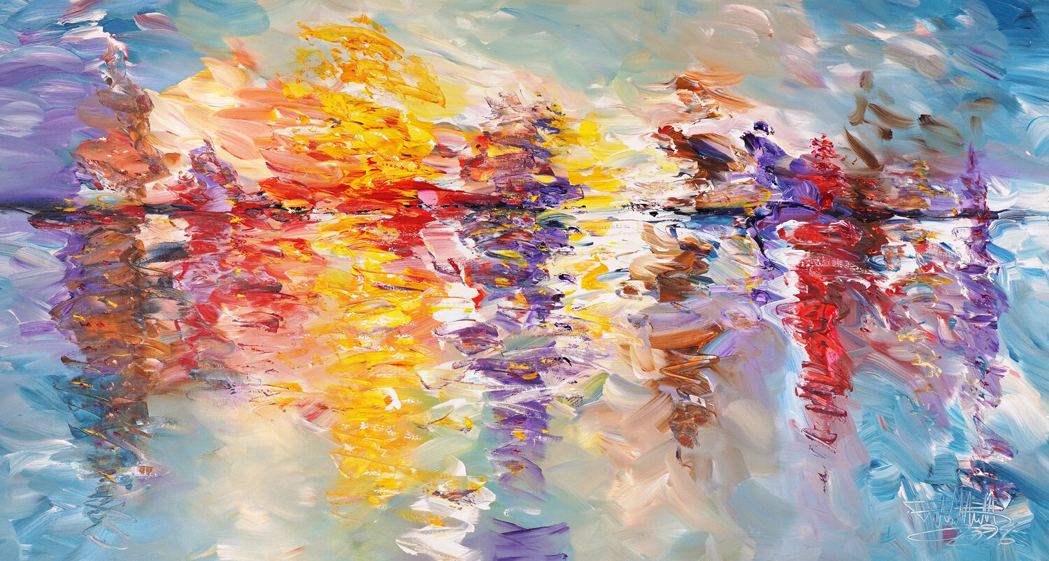 Seaside Rendezvous L 22 Peter Nottrott Original painting for sale