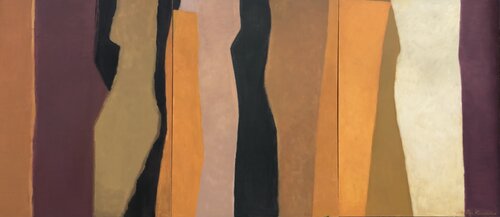 'Grace II' triptych by Olga Konoshchuk, Painting for Sale on Select