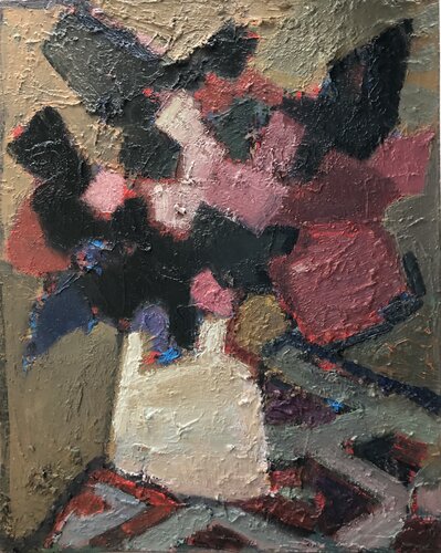 ''White vase'' by Olga Konoshchuk, Painting for Sale on Select