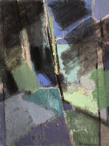'Garden I' by Olga Konoshchuk, Painting for Sale on Select