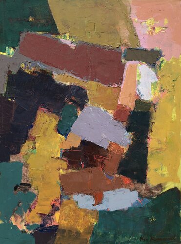 'Colour dynamics I' by Olga Konoshchuk, Painting for Sale on Select
