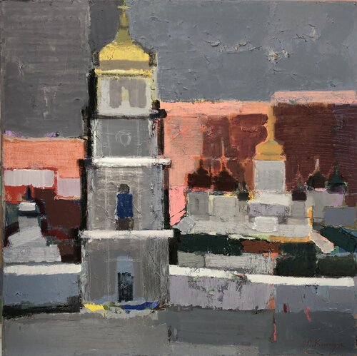 ‘The sanctuary. St.Sophia Cathedral. Kyiv II’ by Olga Konoshchuk, Painting for Sale on Select