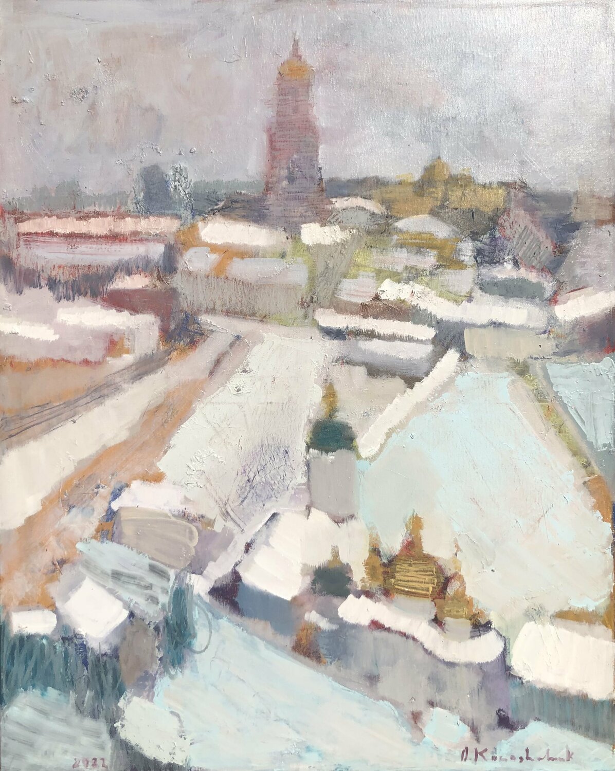 'The sanctuary. Kyiv Pechersk Lavra‘ Olga Konoshchuk Original painting for sale