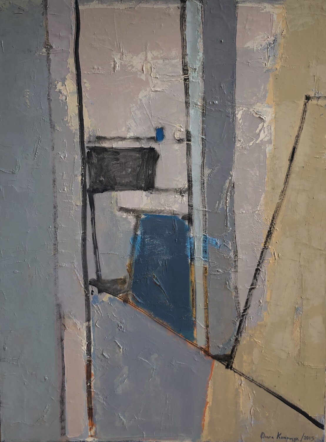 'Interior I' Olga Konoshchuk Original painting for sale