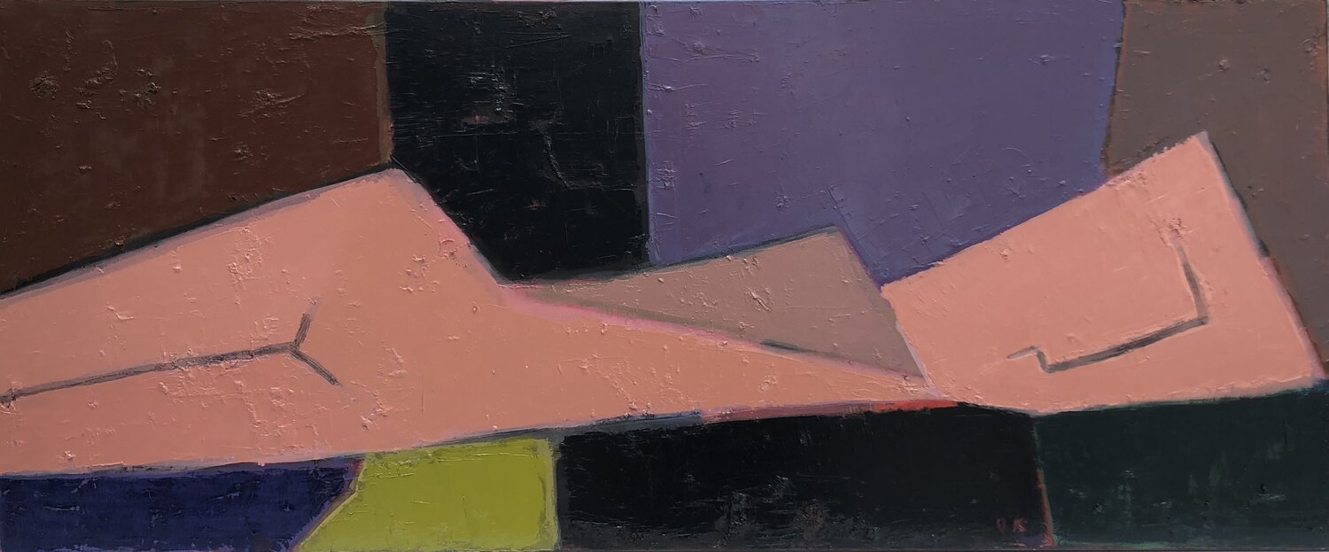‘The Lying Nude‘ Olga Konoshchuk Original painting for sale