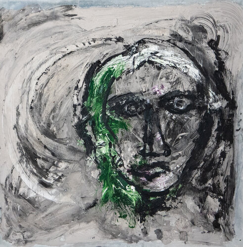 Ritratto: Il volto come residuo (2017-2025) by PIETRO DARESTA, Painting for Sale on Select