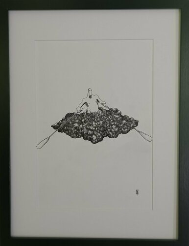 Strange ship by Achezegag, Drawing for Sale on Select
