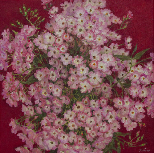 Happiness squared by Elena Piven, Painting for Sale on Select
