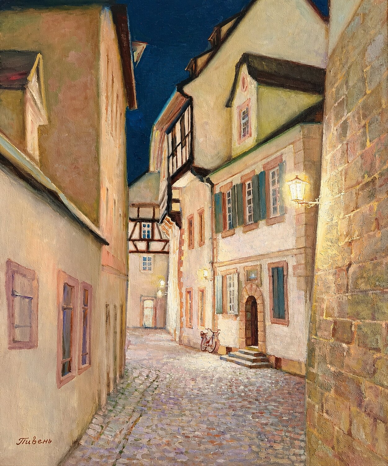It is comfortably, gently and peacefully here Elena Piven Originalgemälde zu verkaufen