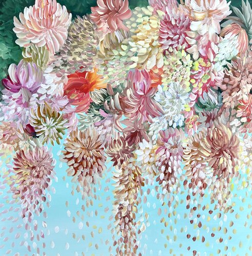 Secret Garden by Theo Papathomas, Painting for Sale on Select