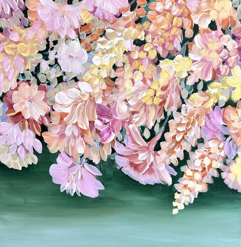 Garden of Spring by Theo Papathomas, Painting for Sale on Select