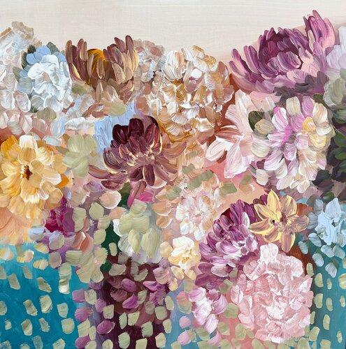 Love you Deeply - Framed by Theo Papathomas, Painting for Sale on Select