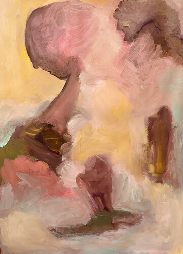 Curious Seahorse by Theo Papathomas, Painting for Sale on Select
