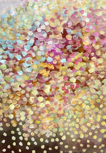 Petals of Tranquil Dreams by Theo Papathomas, Painting for Sale on Select