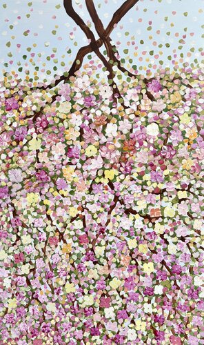 Blossoming Dreams. by Theo Papathomas, Painting for Sale on Select