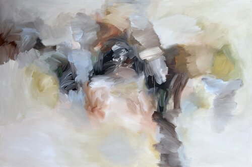Serenity Beyond the Hills by Theo Papathomas, Painting for Sale on Select