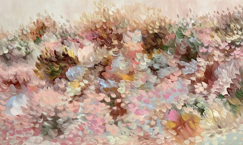 Whispers of a Dreaming Garden by Theo Papathomas, Painting for Sale on Select
