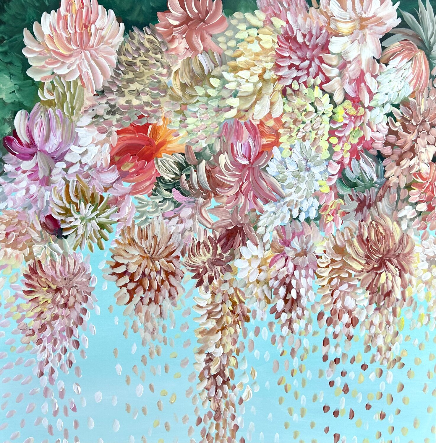 Secret Garden Theo Papathomas Original painting for sale