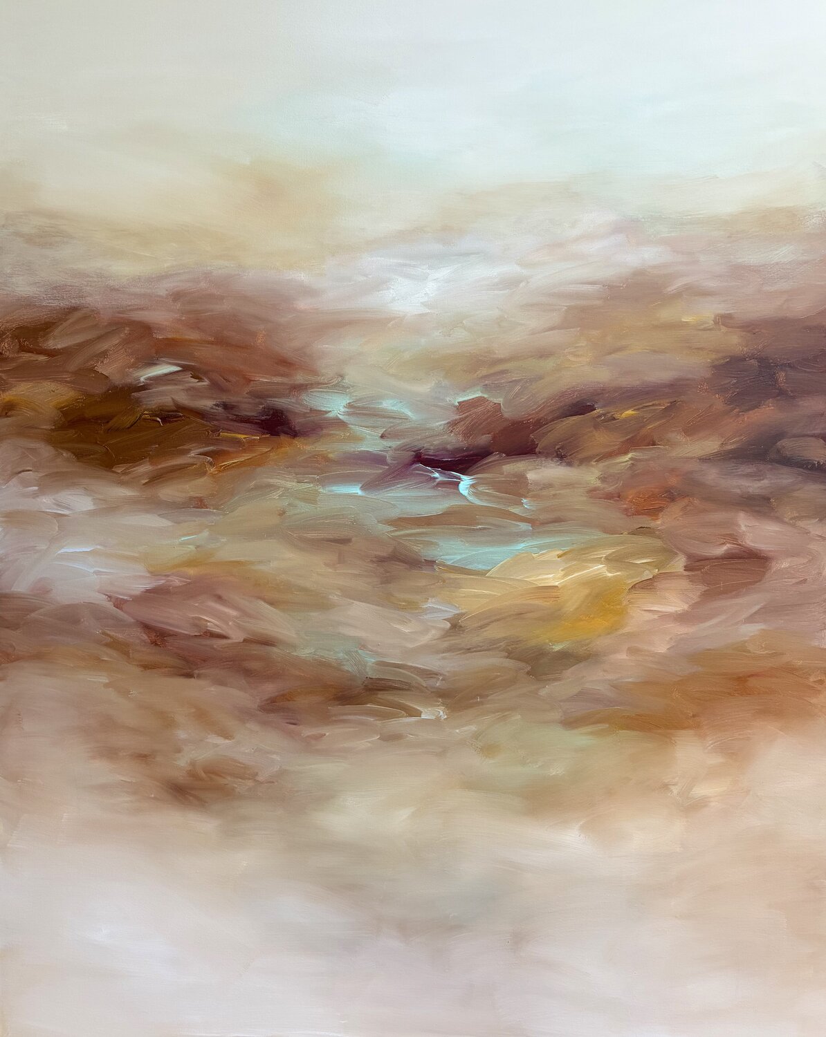 Echoes of the Land Theo Papathomas Original painting for sale