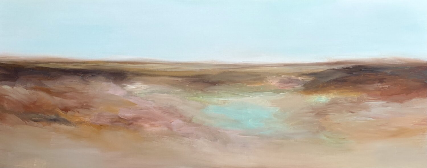 Soothing Landscape Theo Papathomas Original painting for sale