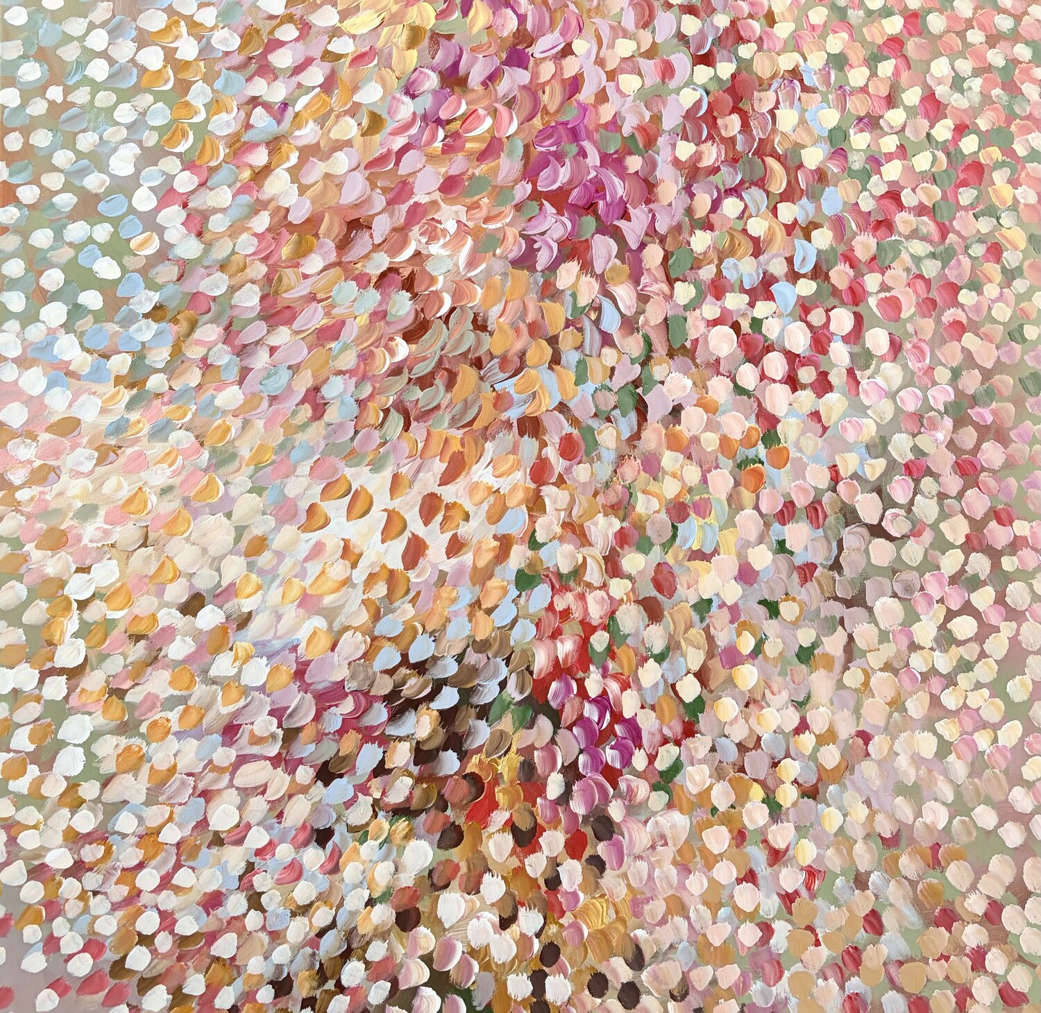 Weeping Magical Petals Theo Papathomas Original painting for sale