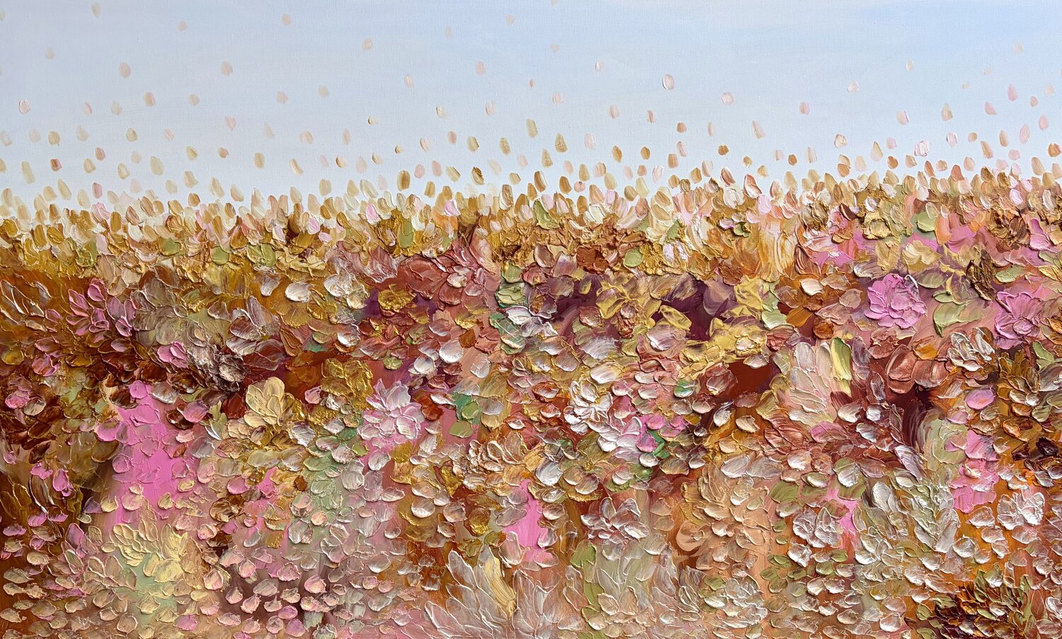 Golden Blush Theo Papathomas Original painting for sale