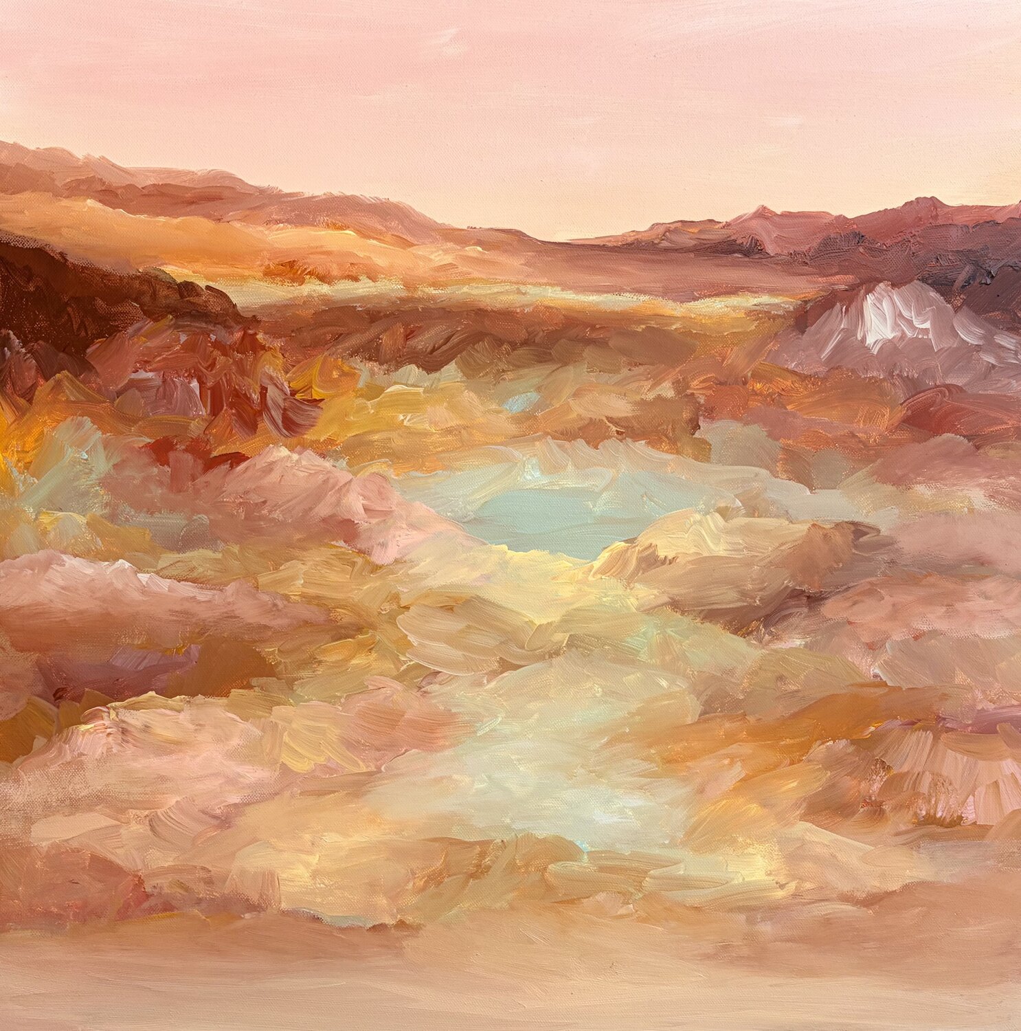 Whispers of the Outback - Framed Theo Papathomas Original painting for sale