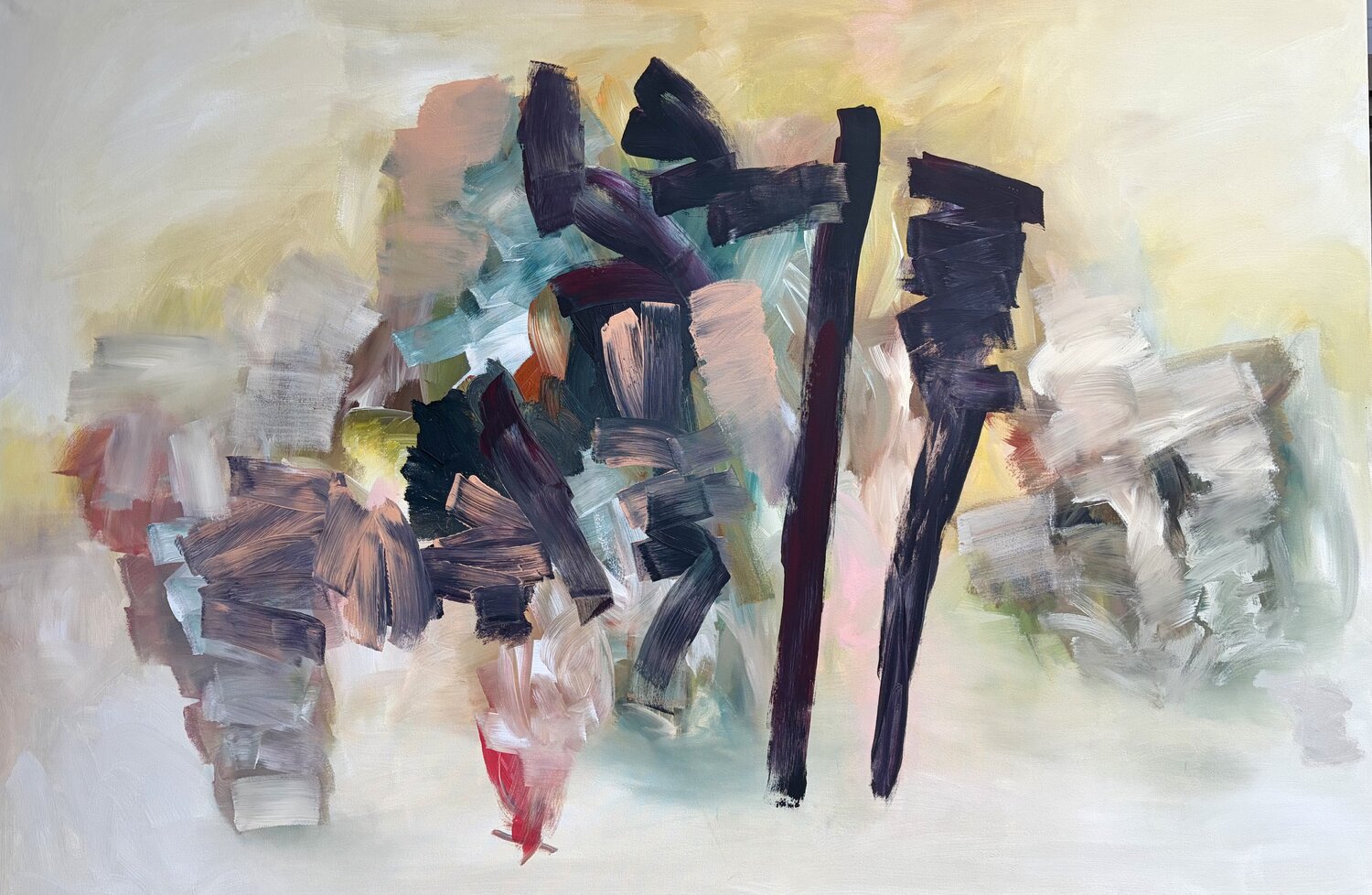 Abstract Harmony Theo Papathomas Originalgemälde zu verkaufen