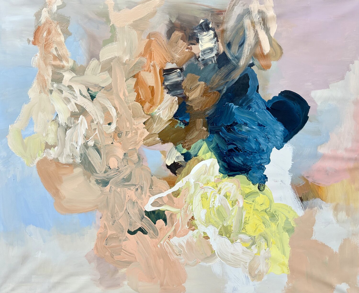 Abstract Awakening Theo Papathomas Originalgemälde zu verkaufen