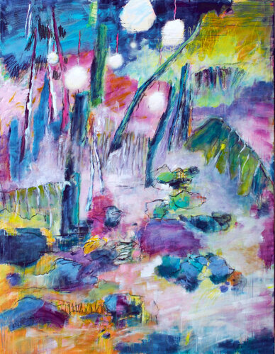 going to the unknown by Hanne Karch, Painting for Sale on Select