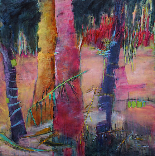 la supervivencia de las plantas ...vom Überleben der Pflanzen... Cumbre Vieja.. La Palma 09/2021 by Hanne Karch, Painting for Sale on Select