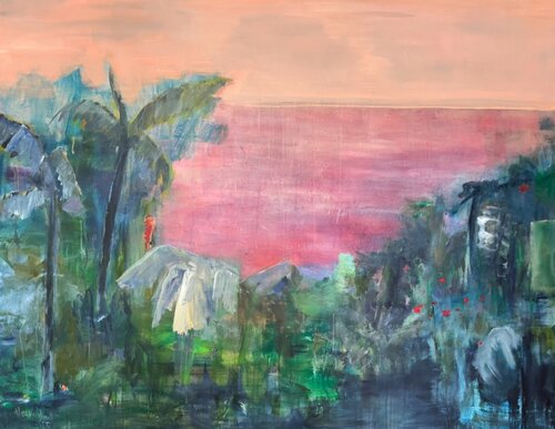 viento del desierto by Hanne Karch, Painting for Sale on Select