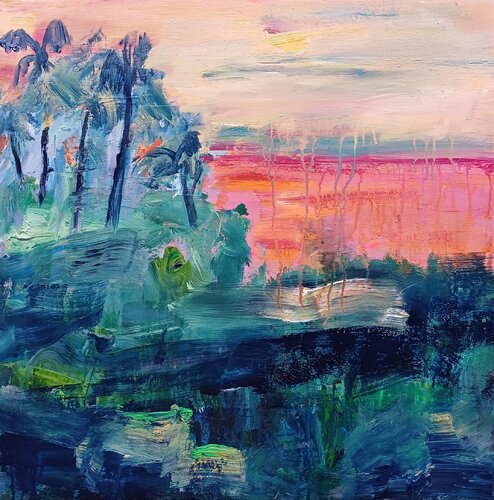 out of the jungle by Hanne Karch, Painting for Sale on Select