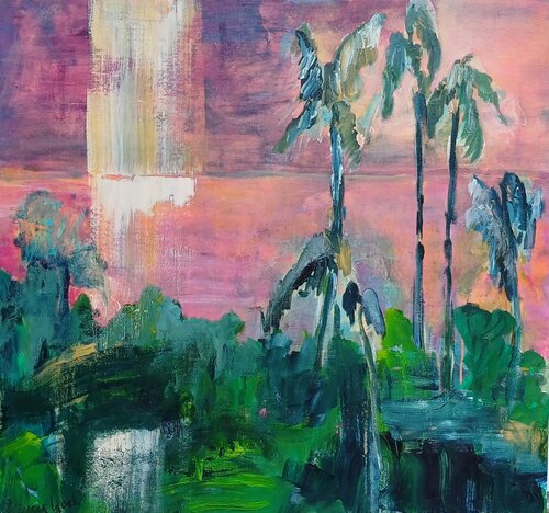 longing for sunshine by Hanne Karch, Painting for Sale on Select