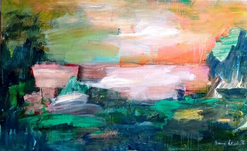 la isla bonita by Hanne Karch, Painting for Sale on Select