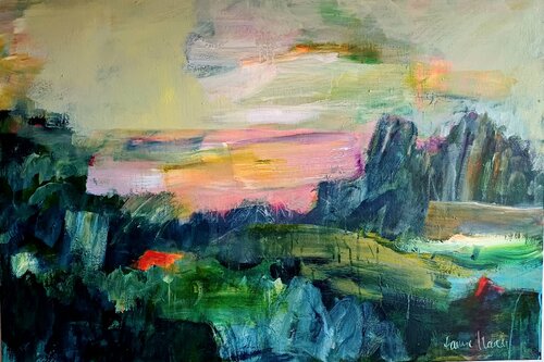 la noche de calma by Hanne Karch, Painting for Sale on Select