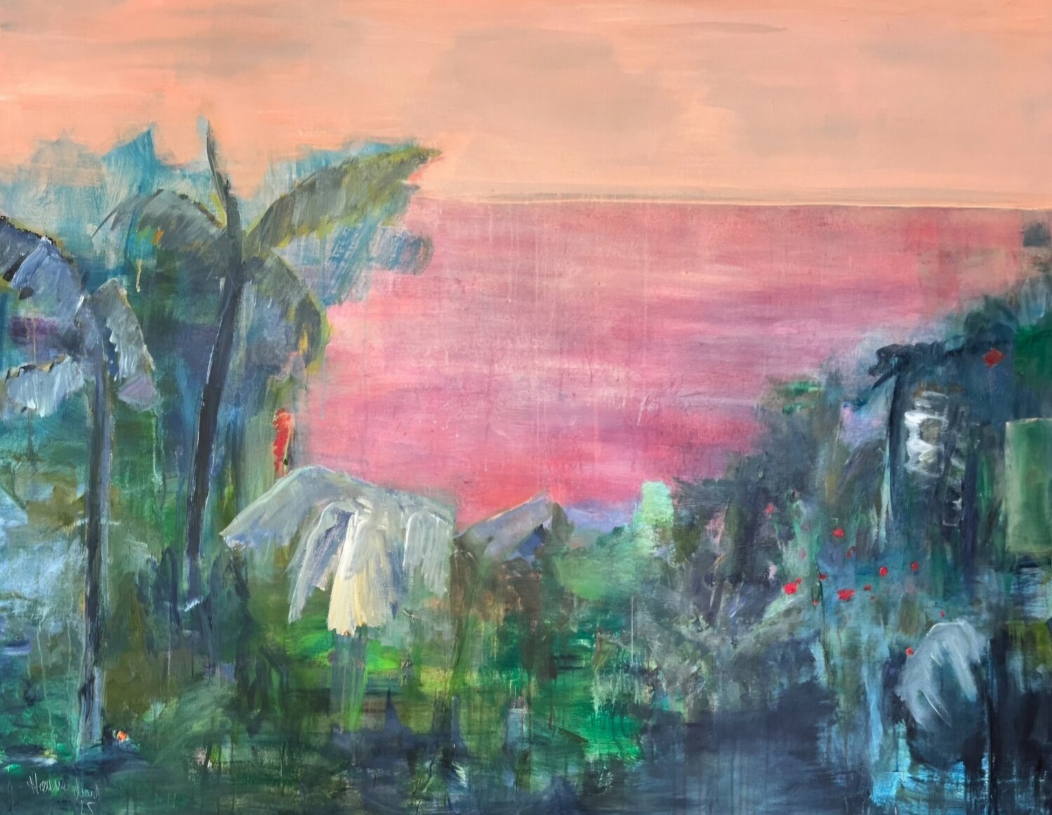 viento del desierto Hanne Karch Original painting for sale