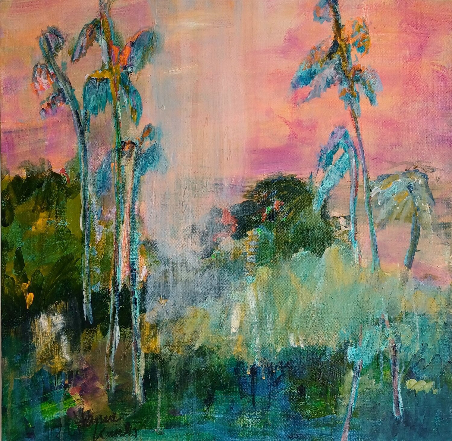 no foreign land Hanne Karch Original painting for sale