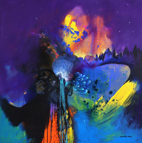 Untitled-13 by Pradip Sengupta, Painting for Sale on Select