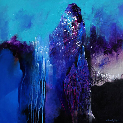 Untitled-22 by Pradip Sengupta, Painting for Sale on Select